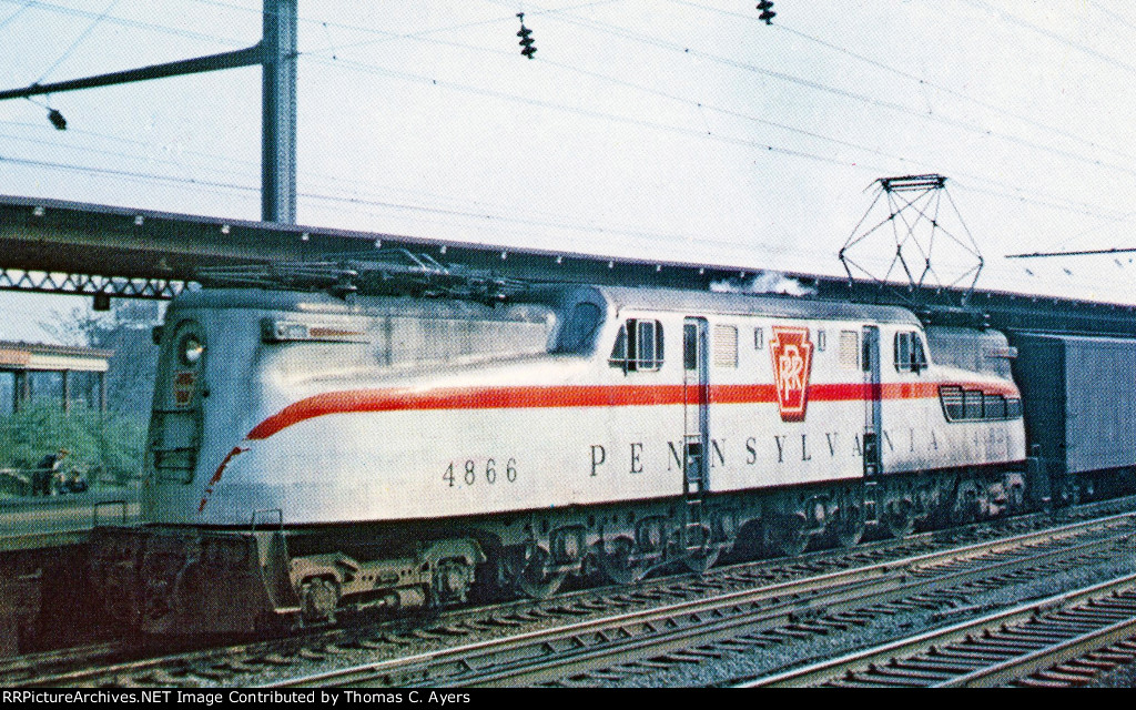PRR "Pennsylvania 4866," GG-1, 1956